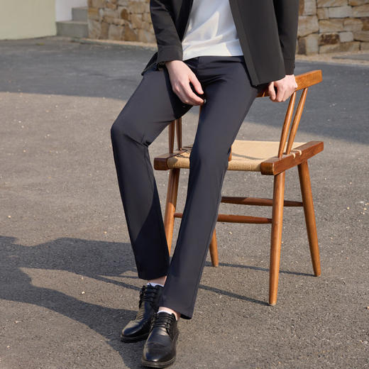 半身缘男裤 春季防晒清凉透气抗皱百搭休闲西裤261301M10330181 商品图4