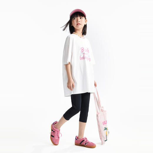 女童全腰打底七分裤夏季新款安奈儿童装EG626625 商品图5