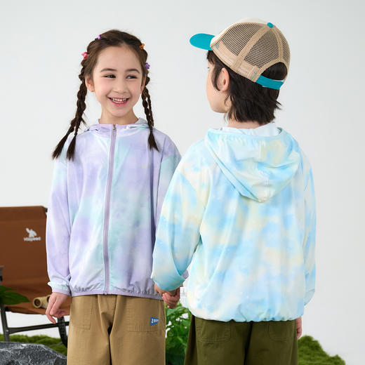 买就送太阳眼镜【7A抗菌】棉花堂夏款戈梅拉迷彩小冰皮童装防晒衣---FD61119 商品图5