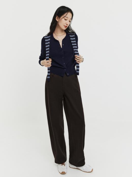 热软糖棕 纯棉弯刀牛仔裤FCG1JEN096 商品图9