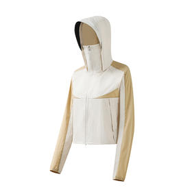 品牌同款！【特妮娜 轻薄防晒皮肤衣】男女同款 独特织造工艺 透气防晒 吸汗速干 加宽连帽 冰感降温 亲肤柔顺