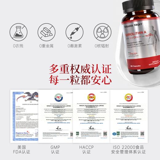 【进群蹲到货】MamaMujer欧美抗衰圈 Elon Musk妈妈在吃的StanYouth尿石素A 60粒/瓶 MMMJ 保税仓发货 商品图4