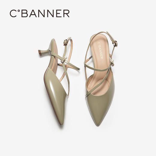 【静音系列】千百度裸色细高跟时装凉鞋女2026夏季新款法式凉鞋A26285631 商品图4