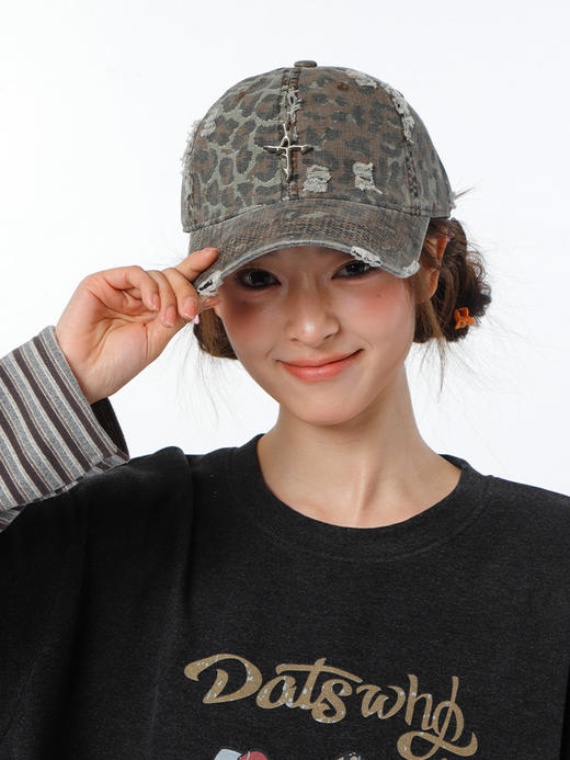 潮流小众废土风十字棒球帽-纪念日百货门店同款169146371 商品图0