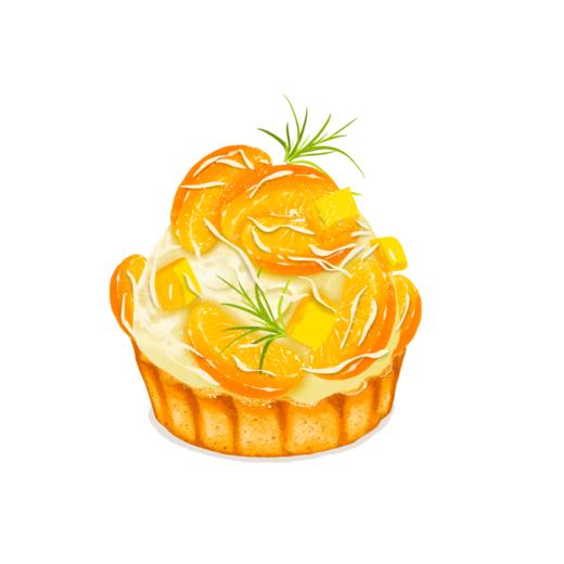 蜜桔奶油塔 商品图0