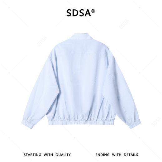 26Y528SDSA男装2026新款潮牌日系风立领夹克男女同款肌理宽松设计感外套 商品图5