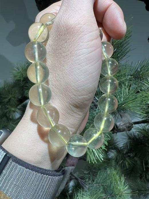 【黄水晶高透单圈手串】直径12mm 微瑕疵 | 大梦香堂 商品图1