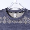 26T96SDSA男装2026新款复古提花条纹T恤雪花提花宽松长袖打底衫 商品缩略图2