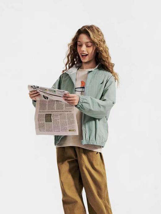 8楼NAUTICA诺帝卡童装 男童女童运动夹克外套春秋季中大儿童立领吊牌489元活动价293元 商品图1