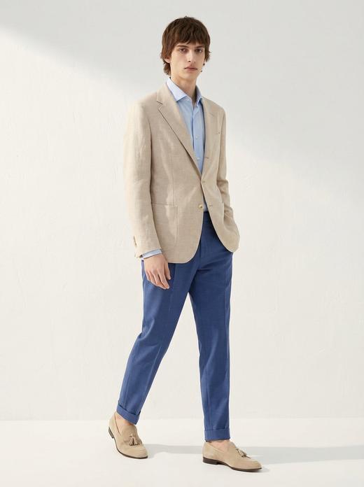 「7款可选」T.INGENIATOR 羊毛蚕丝亚麻混织全麻衬工艺西装单西/套装/裤装 商品图1