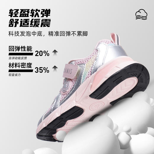 【新品】泰兰尼斯春款小童段时尚撞色超轻运动鞋T01X6A8944 商品图8