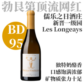 【BD95·新晋一级园！纯净张力典范】  2020 儒乐之日普伊-凡泽尔·隆热干白葡萄酒  Jules Desjourneys Pouilly-Vinzelles Les Longeays