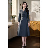 都市精英王妃裙 米思阳2026春季新款青果领通勤OL裙子女修身减龄职场西装连衣裙女1031 商品缩略图4