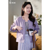 100%亚麻凉感短外套 米思阳2026春季新款天然空调圆领遮阳罩衫女1008 商品缩略图0