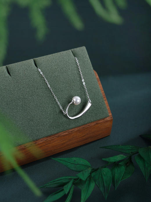 子佩集【月弧星轨】银S925珍珠惜王妃套链项链【AYTL001】弯钩2602 商品图3