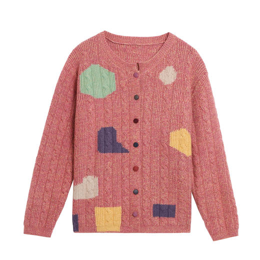 宽松上衣显瘦，洋气针织开衫外套CC-17-6139 商品图4