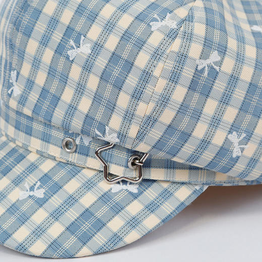 ZY小蝴蝶结格纹八角帽鸭舌帽-纪念日百货门店同款169297073 商品图1