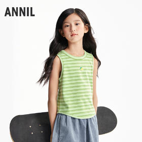 女童圆领背心夏季新款安奈儿童装EG622712