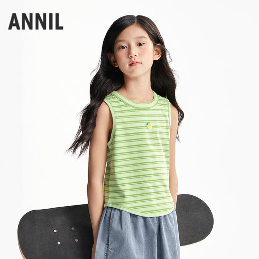 女童圆领背心夏季新款安奈儿童装EG622712 商品图0
