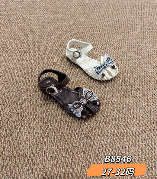 方口半凉鞋B8546 27-32码 商品图0