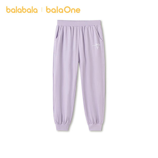 巴拉巴拉童装女童裤子儿童速干运动裤2026夏装新款大童束脚裤舒适 商品图2