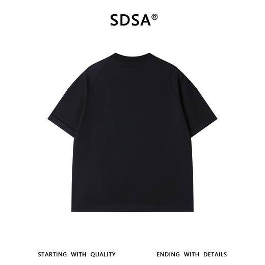 SDSA男装2026新款潮牌极简风短袖t恤结构线设计宽松半袖上衣 商品图4