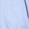 26C605SDSA男装2026新款蓝白竖条纹长袖衬衫立领宽松休闲百搭衬衣 商品缩略图2