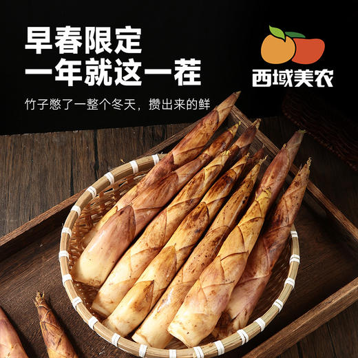 西域美农天目山春笋 新鲜到会“冒水” 的笋 很嫩    云南，贵州，黑龙江，吉林发中通快递，其他区域发顺丰 商品图5