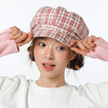 ZY小蝴蝶结格纹八角帽鸭舌帽-纪念日百货门店同款169297073 商品缩略图3