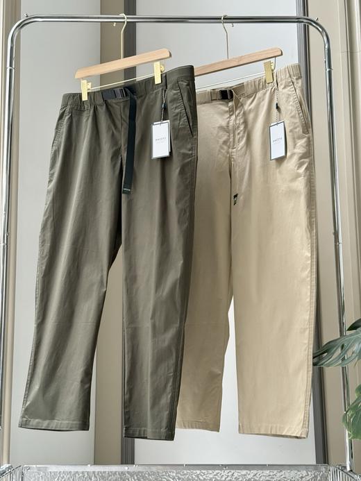 点此购买 哈吉斯春秋季男士纯色简约棉质休闲宽松长裤 xj 341052 商品图1