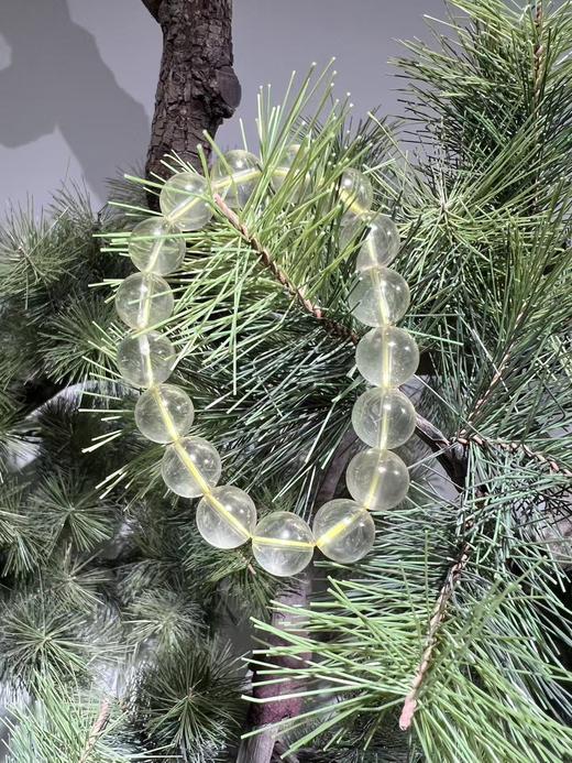 【黄水晶高透单圈手串】直径12mm 微瑕疵 | 大梦香堂 商品图0