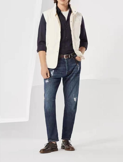 男款毛领羽绒马甲背心zh006 商品图3