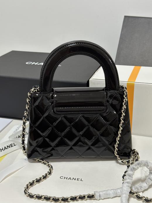 香奶奶 26C漆皮 Kelly 手提链条包大号 商品图4