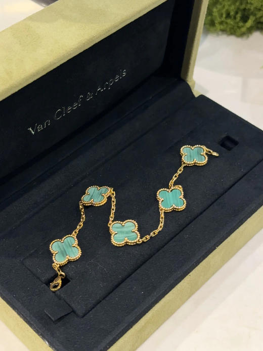 梵克雅宝 五花 孔雀石 手链 商品图0