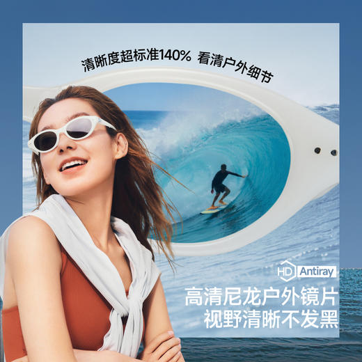 【26春夏新品】蕉下小圆框折叠墨镜FD023 商品图1