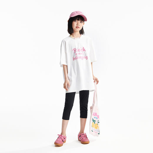 女童全腰打底七分裤夏季新款安奈儿童装EG626625 商品图3