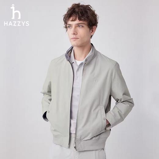 【ss1】春新款男子宽松简约休闲纯色立领拉链夹克/外套！！ 商品图0