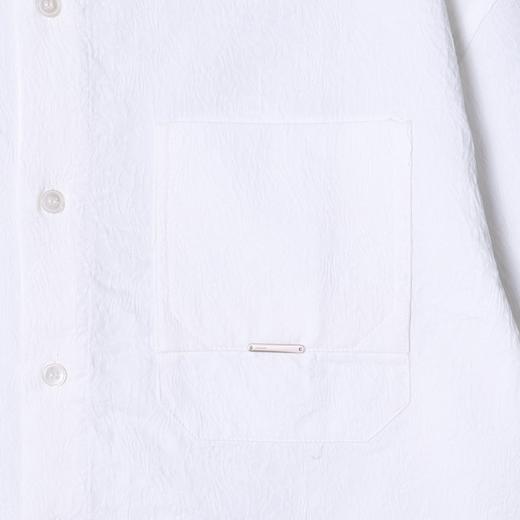 SDSA秋冬新款痞帅男装韩版潮牌提花纽扣翻领长袖衬衫宽松简约衬衣 商品图2