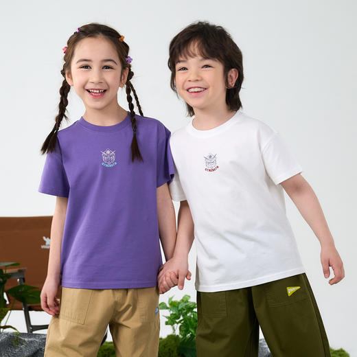 【10A抗菌】棉花堂丝滑触感帅萌童趣印花凉感童装短袖T恤-- FD61158 商品图8