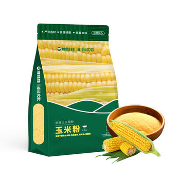 豫娃娃玉米粉2斤 脱胚玉米粉 玉米面 窝窝头玉米糊棒子面 面粉家用 /粮油调味 /面粉 /通用粉 商品图5