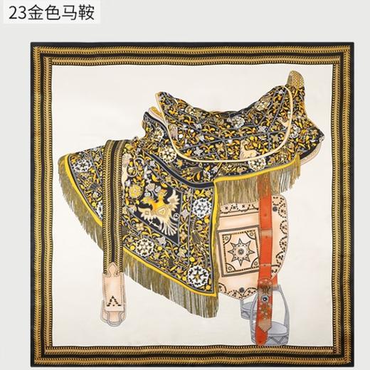 薇薇安70真丝小方巾 65x65cm 商品图1