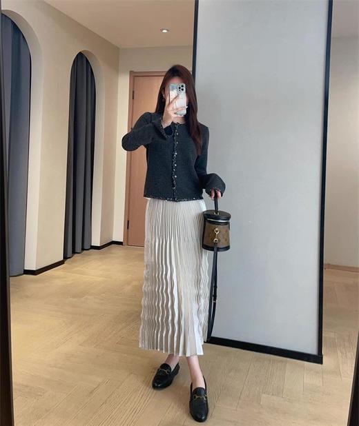 二店y 早春款 ~千金法式喇叭长袖小香风针织开衫+无袖吊带上衣两件套 商品图9