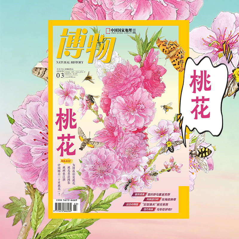 《博物》202603  桃花 专题+超级拉页