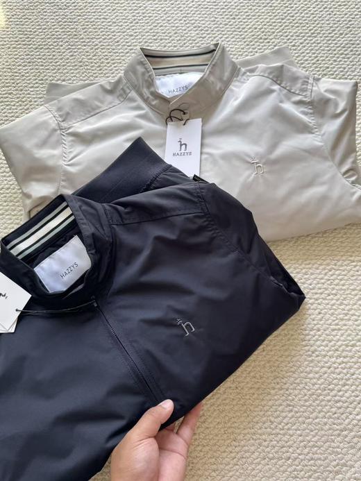 【ss1】春新款男子宽松简约休闲纯色立领拉链夹克/外套！！ 商品图1