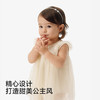 【欧根纱】英氏婴儿衣服夏季女宝宝短袖连体衣夏季米月白简约薄款纱裙包屁衣 商品缩略图1