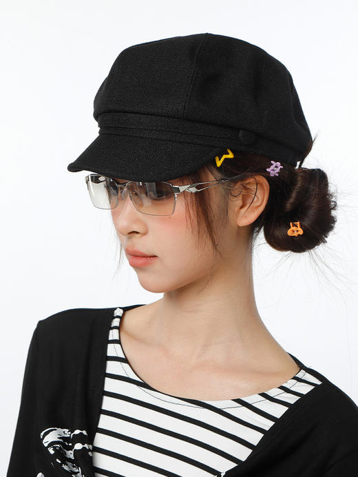 简约设计百搭复古报童帽鸭舌帽-纪念日百货门店同款169095666 商品图3