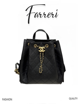 香奶奶 25B秋冬双肩背包黑白双色