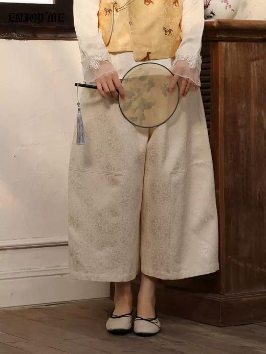 【门店同款】ENJOY春季“画中行”云山晓时装长裤 169444070 商品图4