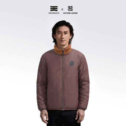 High Rock/天石鹅铠甲抓绒衣双面可穿立领保暖羊羔毛夹克G733 商品图4