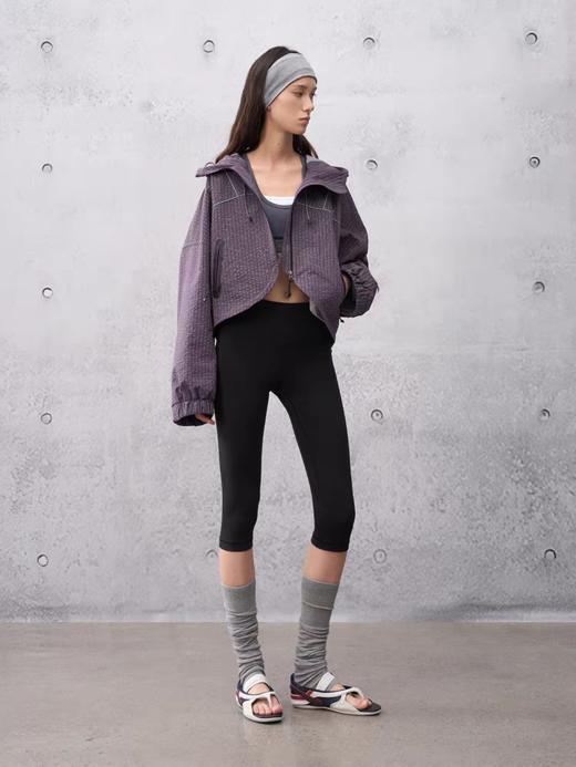 半圆/C63110210/分割感连帽短款拼接外套 商品图2